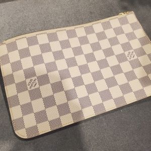 LV Damier Azur wristlet
